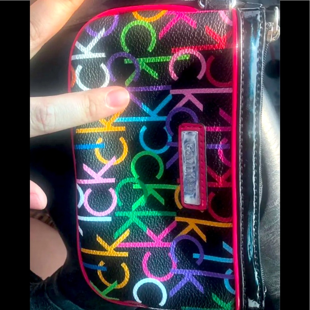 Calvin Klein wristlet barley used no defects